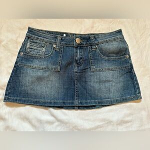 Denim Mini Skirt